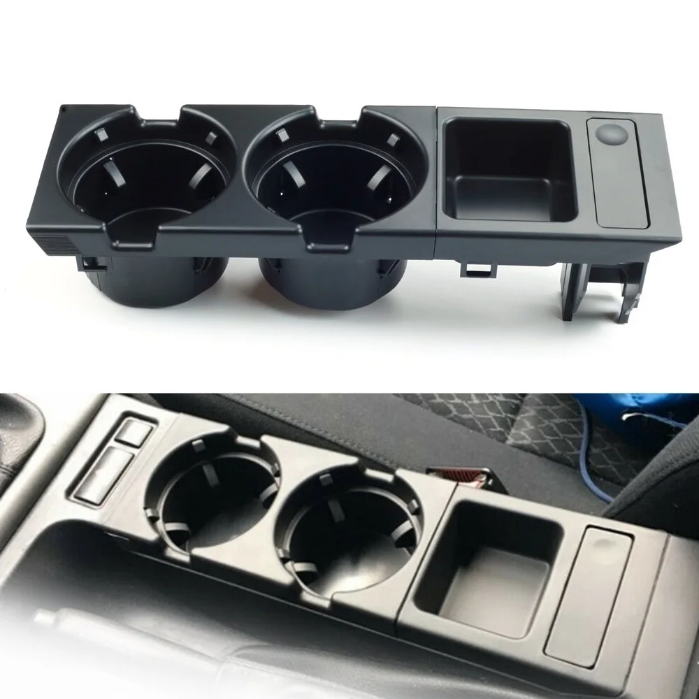 

51168217953 Front Center Console Storage Box Coin Cup Holder For BMW E46 3 Series 1999 2000 2001 2002 2003 2004 2005 2006