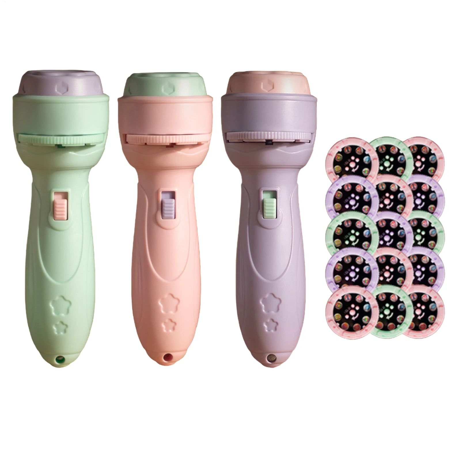 

Cartoon Patterns Projector Educational Toys Kids Flashlight Projector 120 Patterns Projector Toys Flashlight Educational Toys