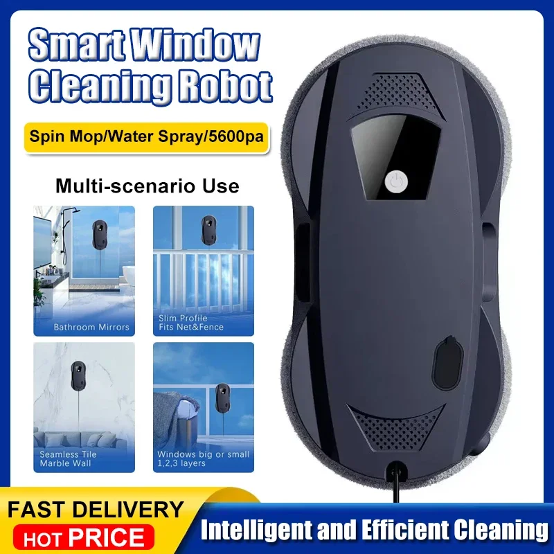 

Window Cleaning Robot Intelligent Remote Control Window Cleaning Machine Household Double Sided Glass Cleaning Machine