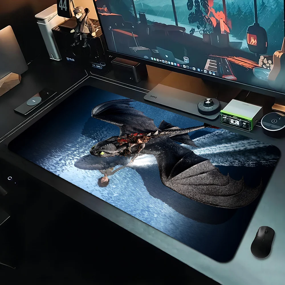 

H-How Train Cartoon Your D-Dragon My Favorite Comfort Mouse Mat Gaming Mousepad Size for big CSGO Game Desktop PC Laptop