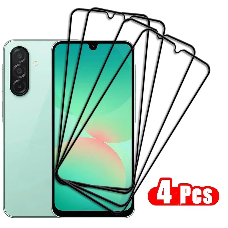 

4Pcs Tempered Glass For Samsung A56 A16 A26 A36 A06 A35 A55 A54 A15 A26 S25 S24 Ultra S23 S22 S21 Plus S24 FE Screen Protector