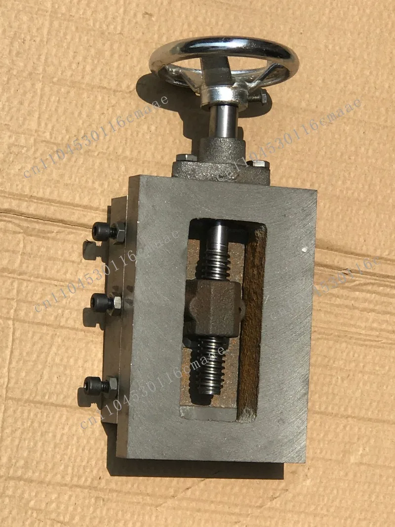 Dovetail groove sliding plate with rod Linear screw Manual table Module Handwheel table One-word slider Hand crank guide rail