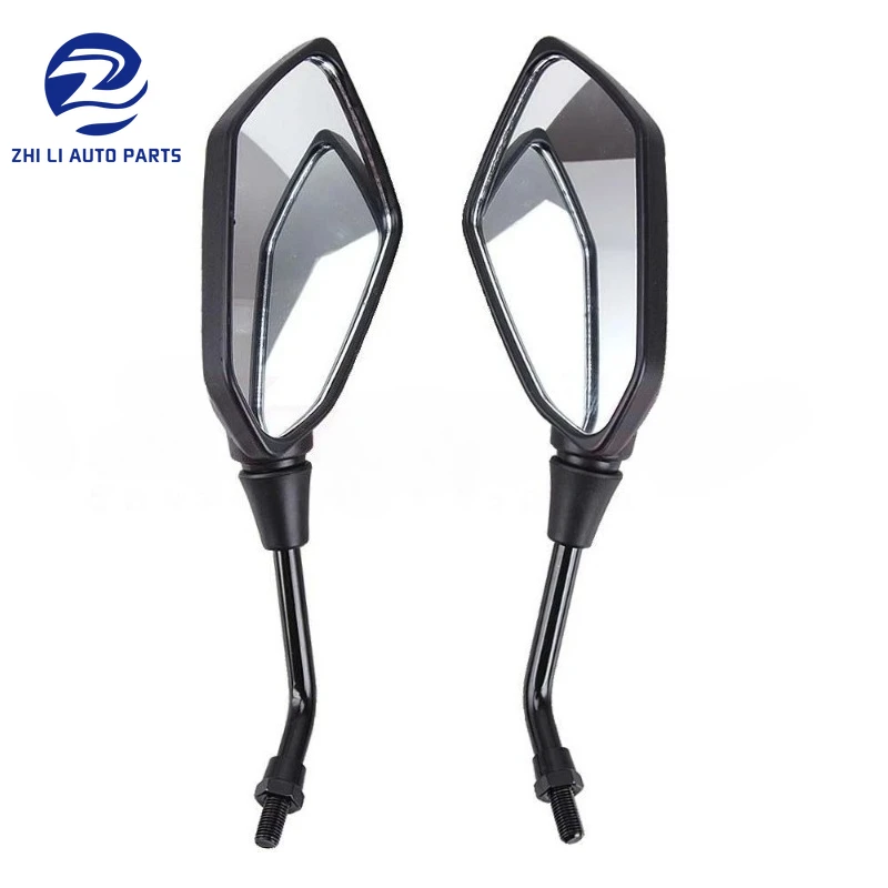

1 Pair/Left/Right Motorcycle Mirrors For HONDA SUZUKI KAWASKI