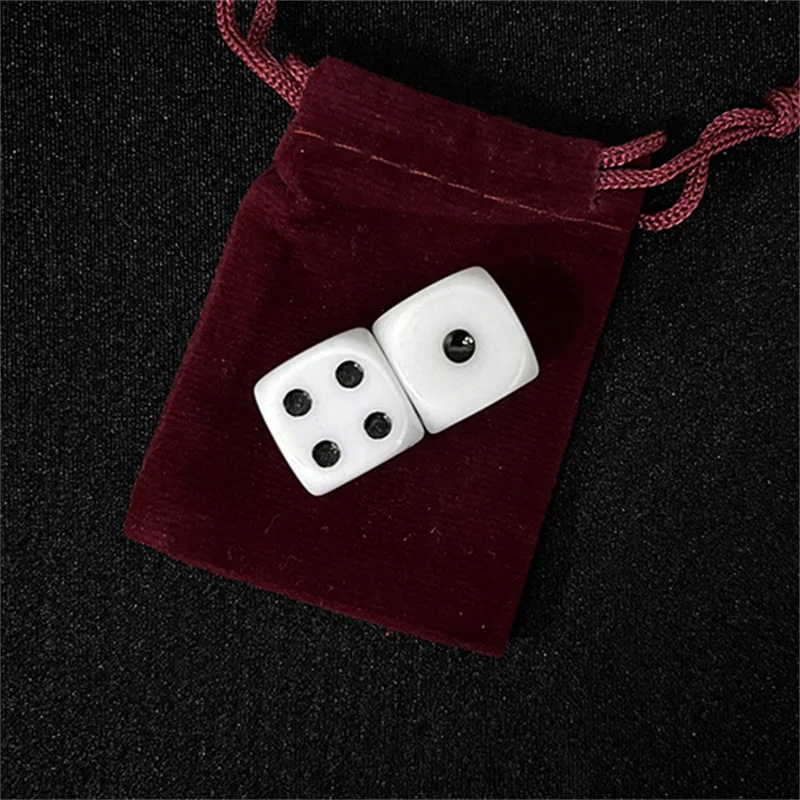 Ultimate Forcing Dice Magic Tricks Close Up Parlor Illusions Gimmicks Mentalism Props Bar Trick Force A Number Of Dot Dice Magia