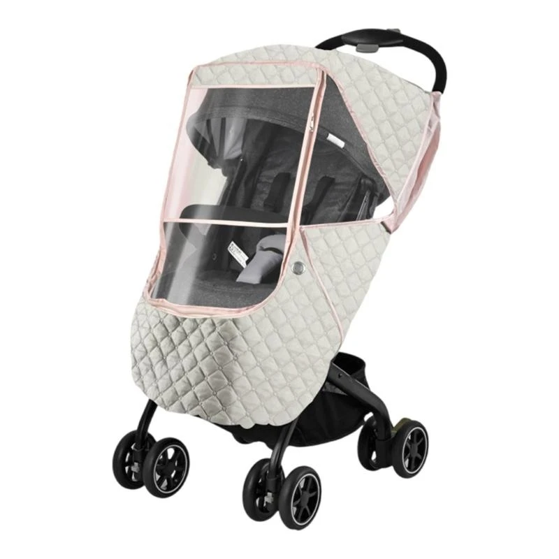 

JU64 Baby Pushchair Pram Rain Cover Winter Baby Pushchair Windproof Cover Accessories Weather Shield Cover