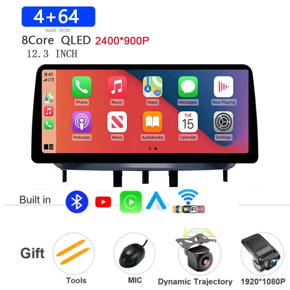 12,3 inch Android 15 autoradio voor Renault Megane 3 Fluence Samsung SM3 2008-2014 met BT Carplay multimedia touchscreen