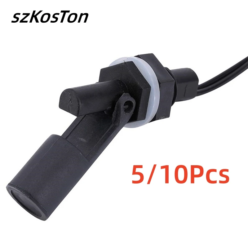 Lado Montado Interruptor Líquido Flutuador Água Nível Controlador Tanque Horizontal Piscina Fluxo Indutância Sensor 10 Pcs