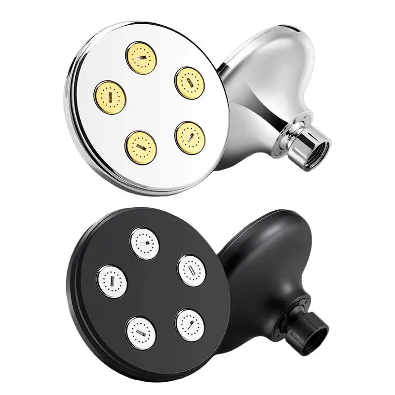 High Shower Head Universal Bathroom Shower Heads 360 Degree Rotation Mini Bathroom Accessories Rainfall Shower Accessories