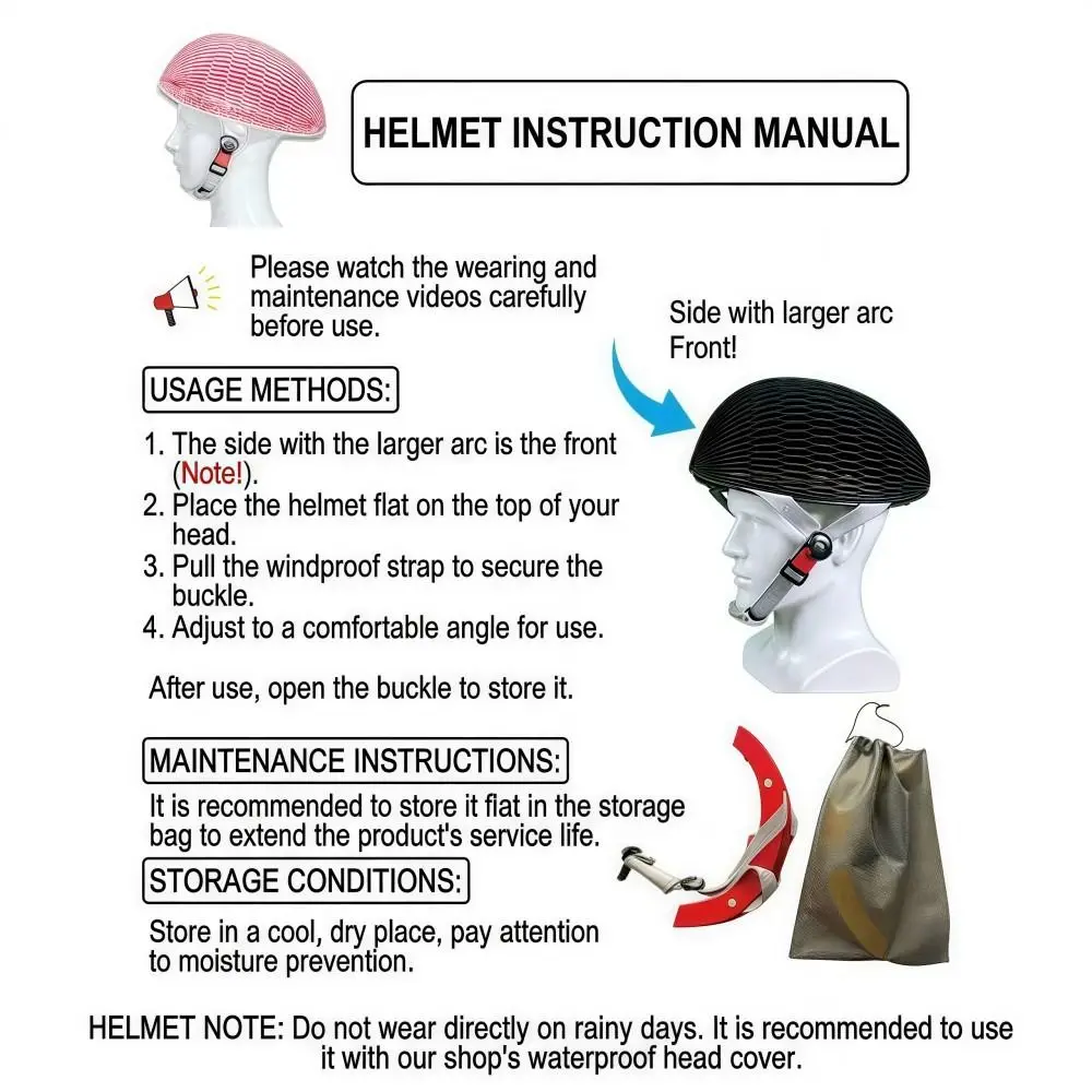 Unique Breathable Foldable Paper Helmet Lightweight Hollowed-out Bicycle Helmet Sturdy Comfort Cycling Helmet Universal view 5