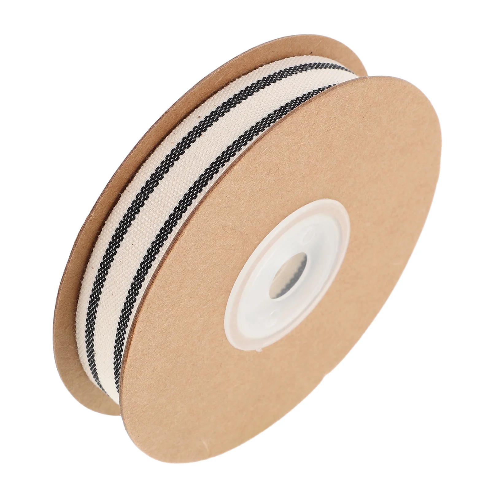 شريط من القطن الأسود Grosgrain على الوجهين مخطط مخيط لفة حرفية 1.5 سنتيمتر 10 ياردة لحفلات الزفاف في عيد الحب هدية ذاتية الصنع #4