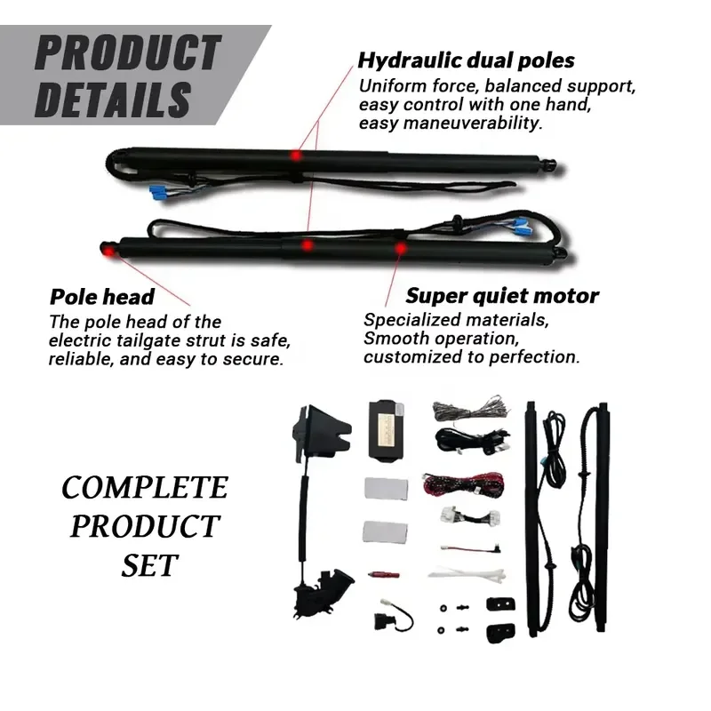 for Toyota CHR C-HR 2016+ Electric Twin Strut Upper Suction Automatic Rear Door Opener Exterior Accessories New Body