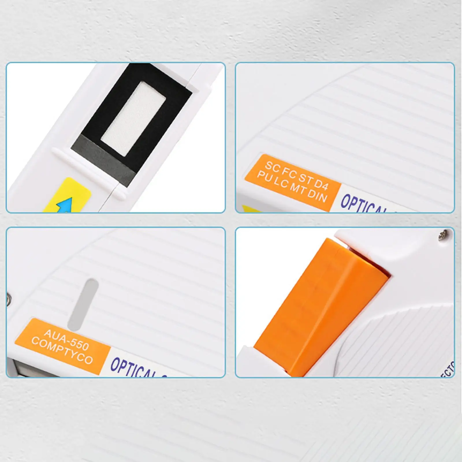 Optical Connector Cleaner Plastic Fiber Optic Cleaning Box Tape Reel Tool for Network Maintenance view 5