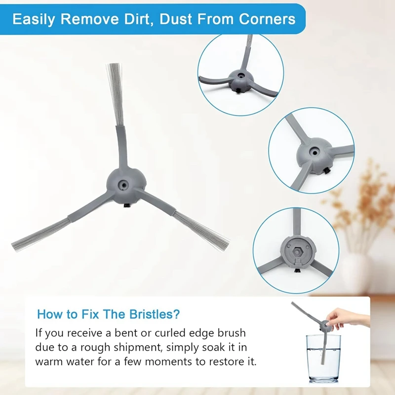 Запчасти для пылесоса Eufy L60/ L60 SES/ L50/ L50 SES, основная боковая щетка, фильтр НЕРА, мешки для пыли