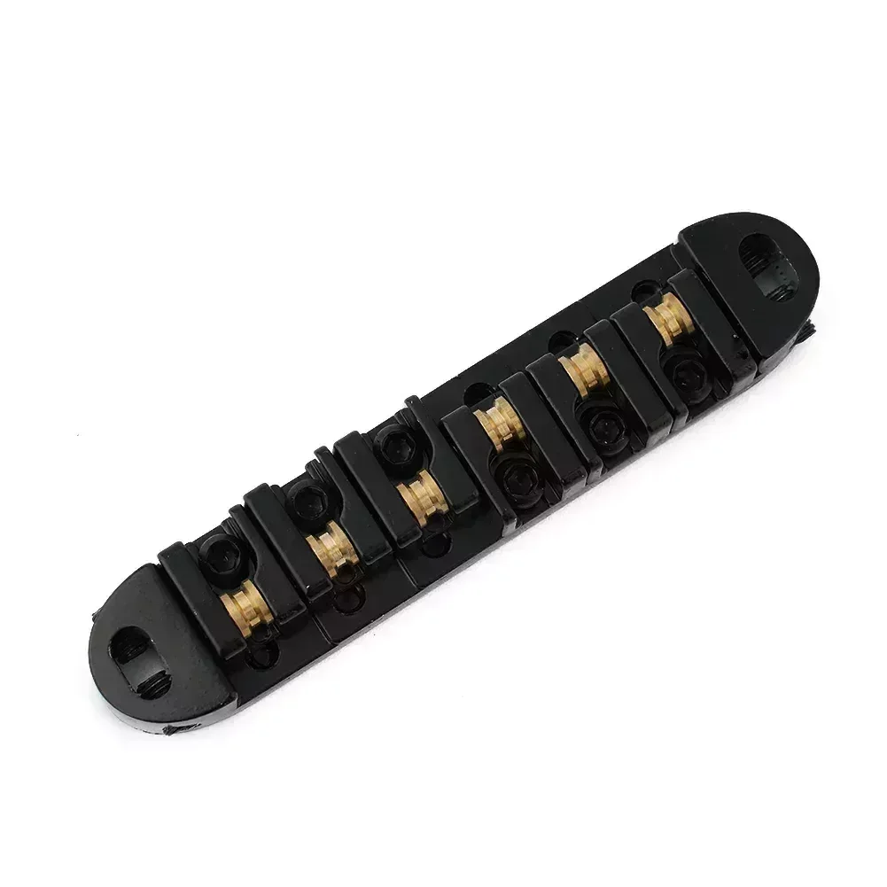 SPORTFUNSF Tune-O-Matic Guitar Bridge Roller Saddles Parts For LP SG Electric Guitars Zinc Alloy Roller Saddle Bridge Guitar Par