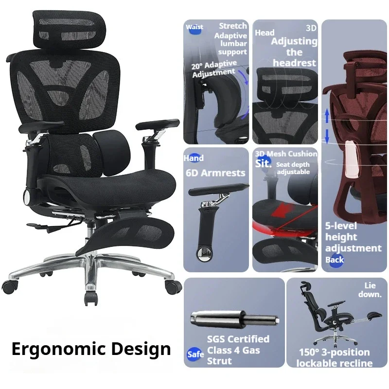 Salon Luxury Office Chair Bedroom High Back Armchair Living Room Ergonomic Office Chair Gaming Swivel Silla Escritorio Furniture