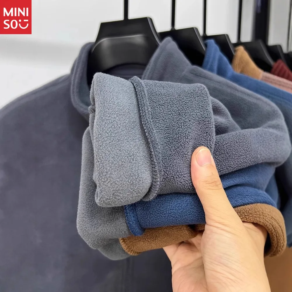 الخريف والشتاء الرجال الوقوف طوق سستة سترة سترة الخريف والشتاء الرجال سميكة الدافئة الصوف بلون سترة #5