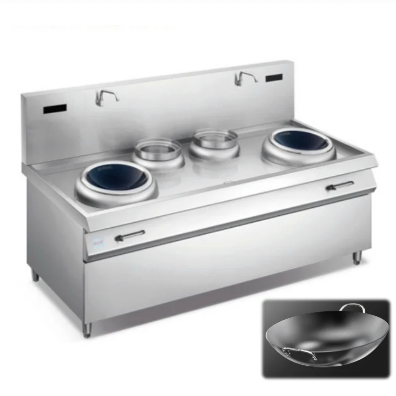 

Electric Wok Stove With Pot Single Burner Commercial Cooking Ranges Stove Frying Induction For Restaurant Kitchen