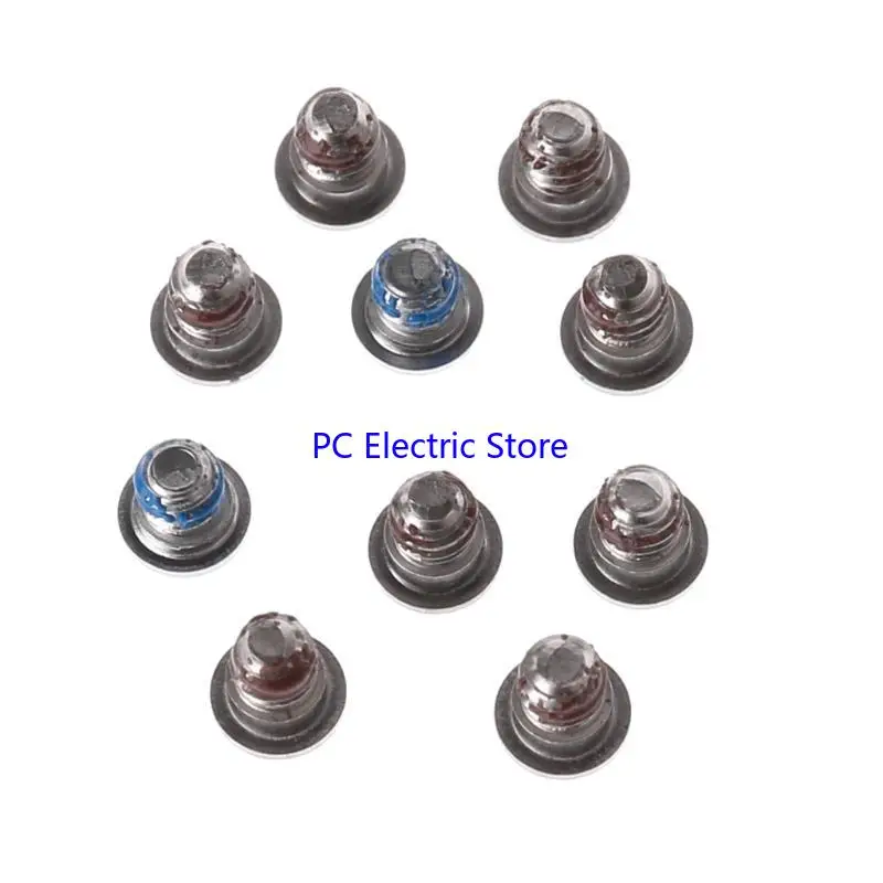 

F19C 10 PCs/Set New Laptop Back Bottom for Case Screw For Macbook A1398