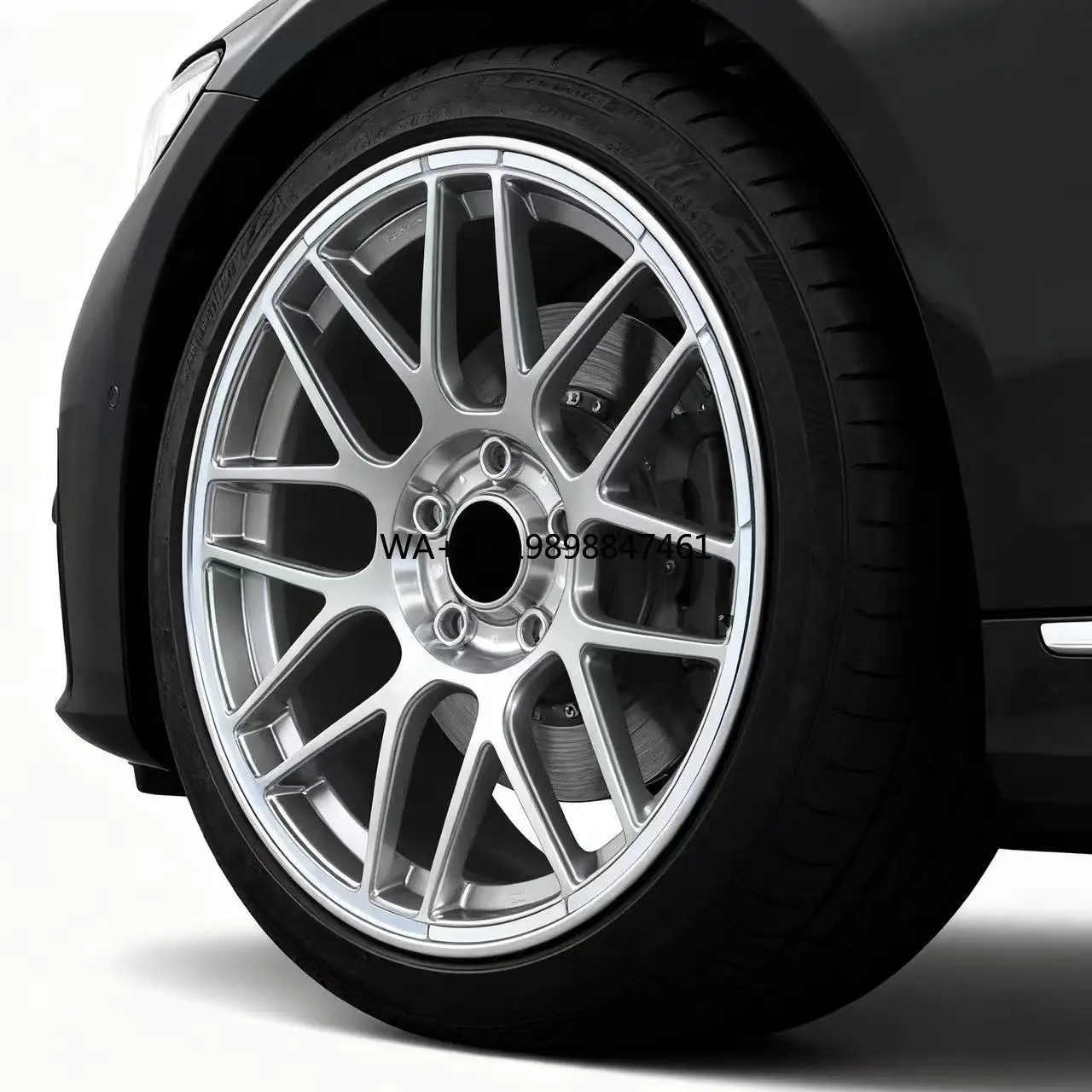 

Customized Racing Car Brushed Silver Surface 17-24 Inch Forged Wheel Hub Rims for M4 M5 G80 G82 F32 F30 F87 E90 E46