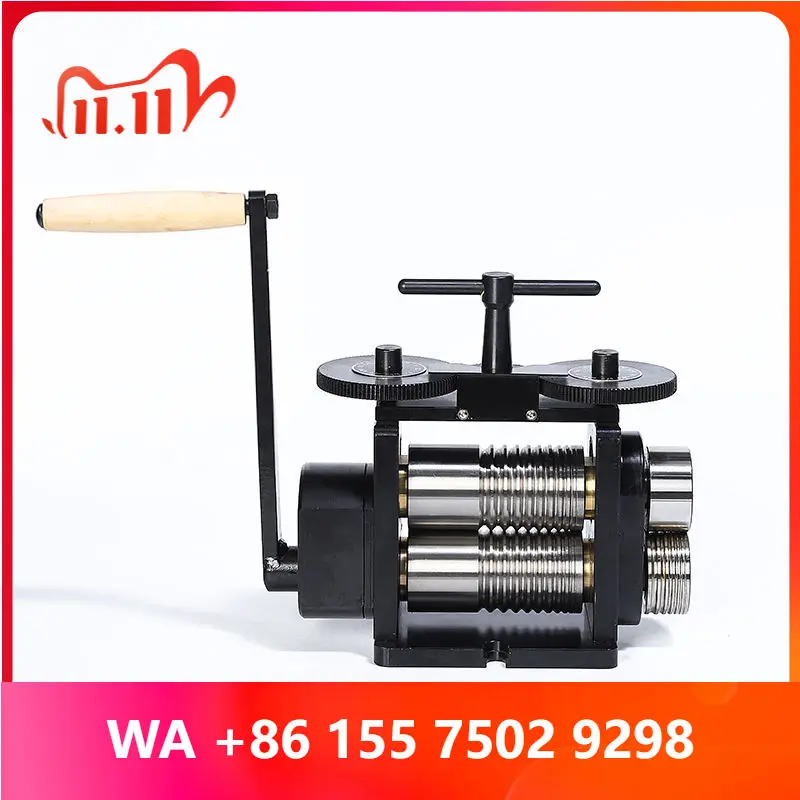 130MM Gold Siler Copper Pies Lines Manual Rolling Mill hine Jewelry Rolling Mills