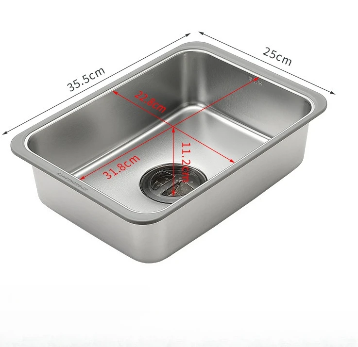 ck-26-ワンユニットシンク、キャンプ用304ステンレス製食器洗いシンク、多機能水貯蔵槽