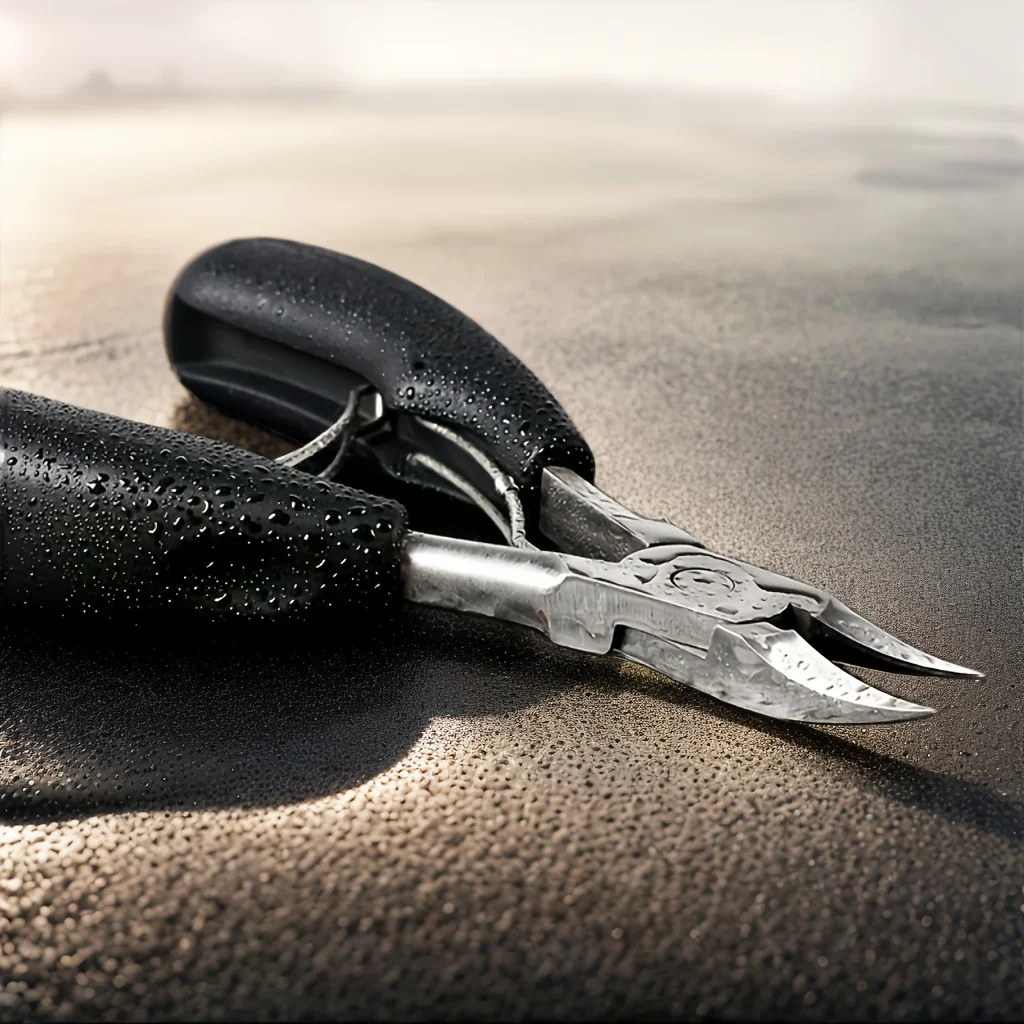 

1PACK Toenail Clippers - Stainless Steel Pedicure Tools with Sharp Curved Blade Grooming Tool