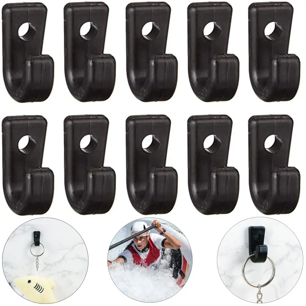 

1/2/4/6 шт. портативные гребные лодки для каноэ для лодки, каяка, нейлоновый крепежный крючок, J-крючки, крючки для банджи-шнура, крепежный крючок