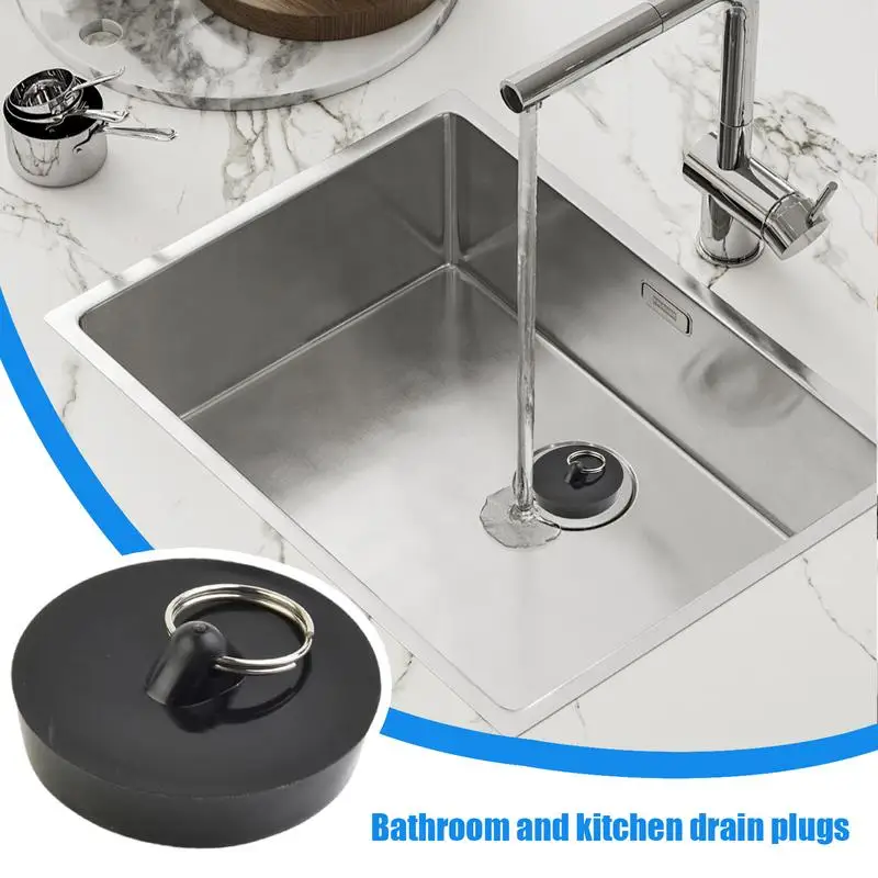 Kitchen Sink Stopper Bathroom Garbage Disposal Drain Plug Stopper Good Elasticity Sink Sealing Plug For Kitchen Sinks Bathtubs