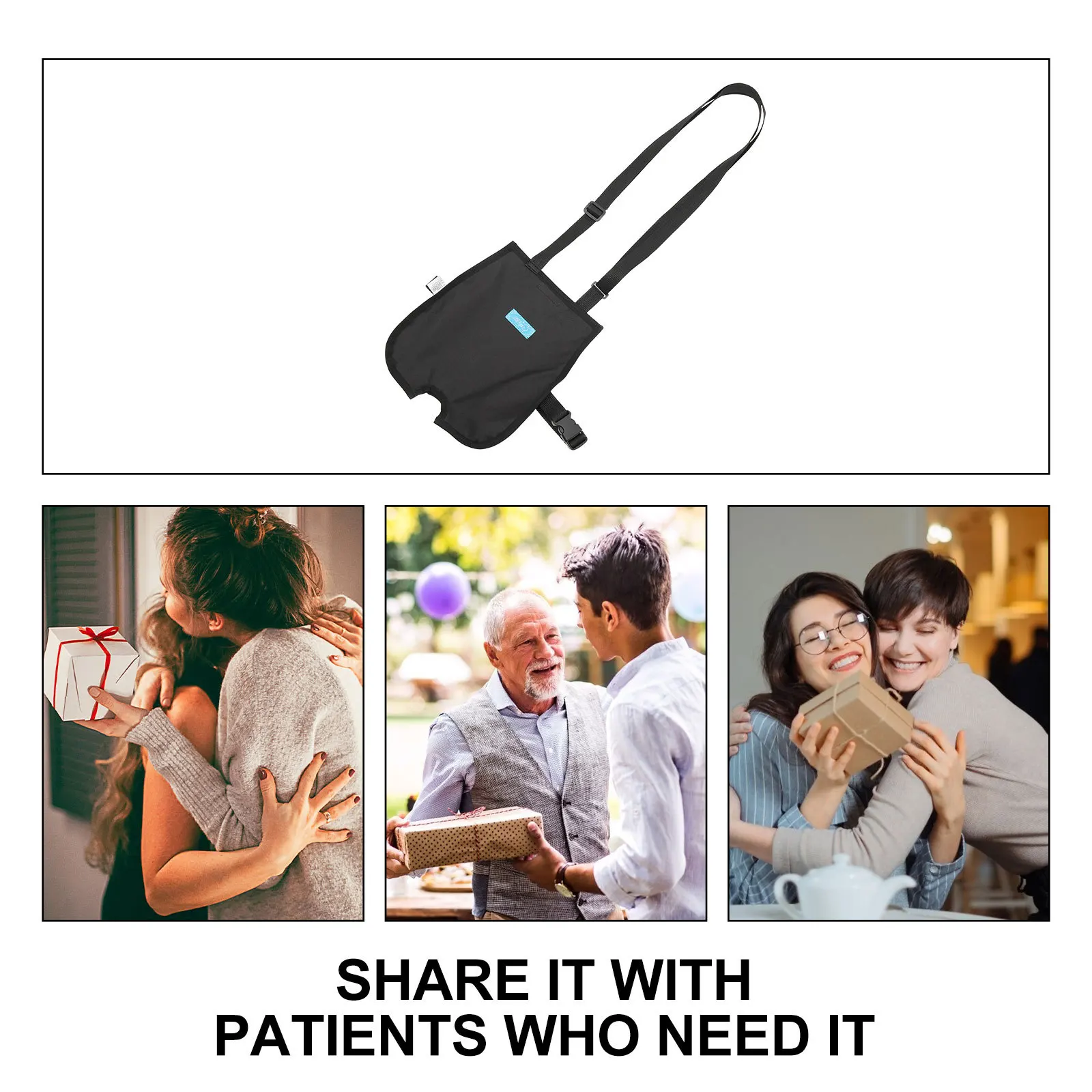 

Large Capacity Urine Collection Bag Breathable Mesh Patient Urinal Holder Secure Fixing Device for Outdoor and Home Medical Care