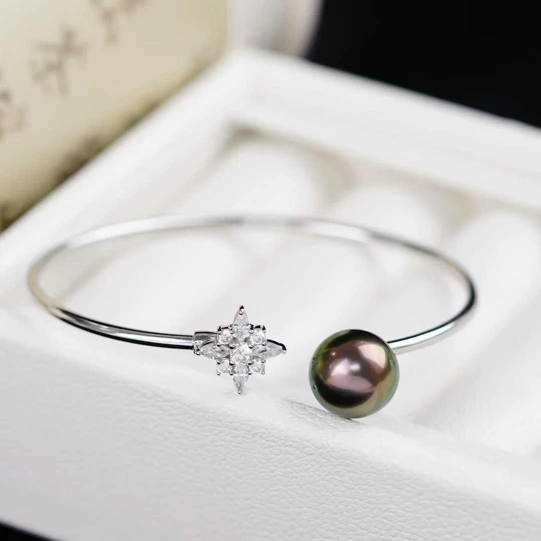 

Бестселлер жемчужный браслет AAAA10-11 мм Браслет из натурального жемчуга 925s