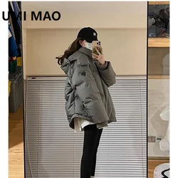 UMI MAO Short Down Jacket Women's Wholesale 2024 Winter New Collection Thickened Love Loose Warm Couple Hooded Coat Trendy