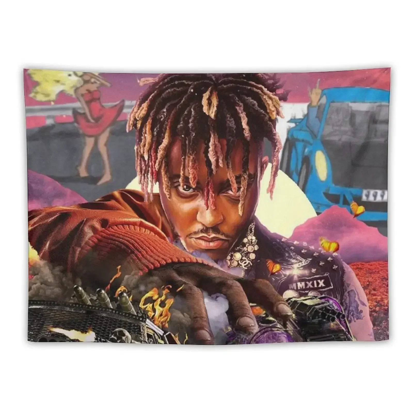 

armed world car Tapestry Wall Deco Wallpaper Bedroom Hanging Wall Tapestry