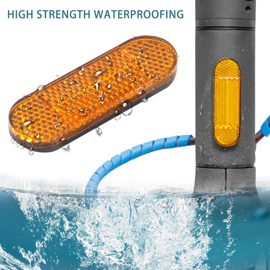 ABS Reflective Tube for Xiaomi 1S Pro Pro2 M365 Night Safety Warning Reflector Replacement Electric Scooter Accessories Parts