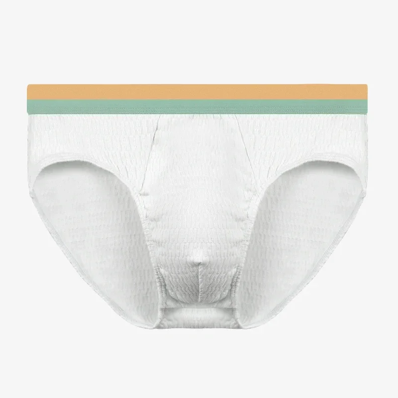 

5PCS Men's pure cotton briefs Made of baby cotton Men's underpants Thin styles for summer Trendy