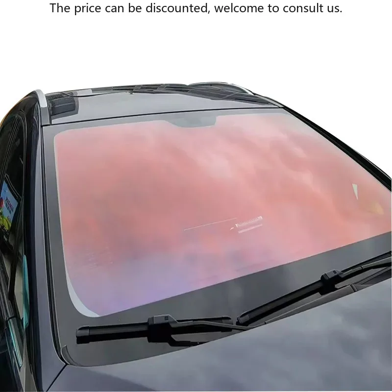 

VLT80% Red Chameleon Tint Car Window Film Windshield Solar Colored Sunset Chameleon Film For Car Body