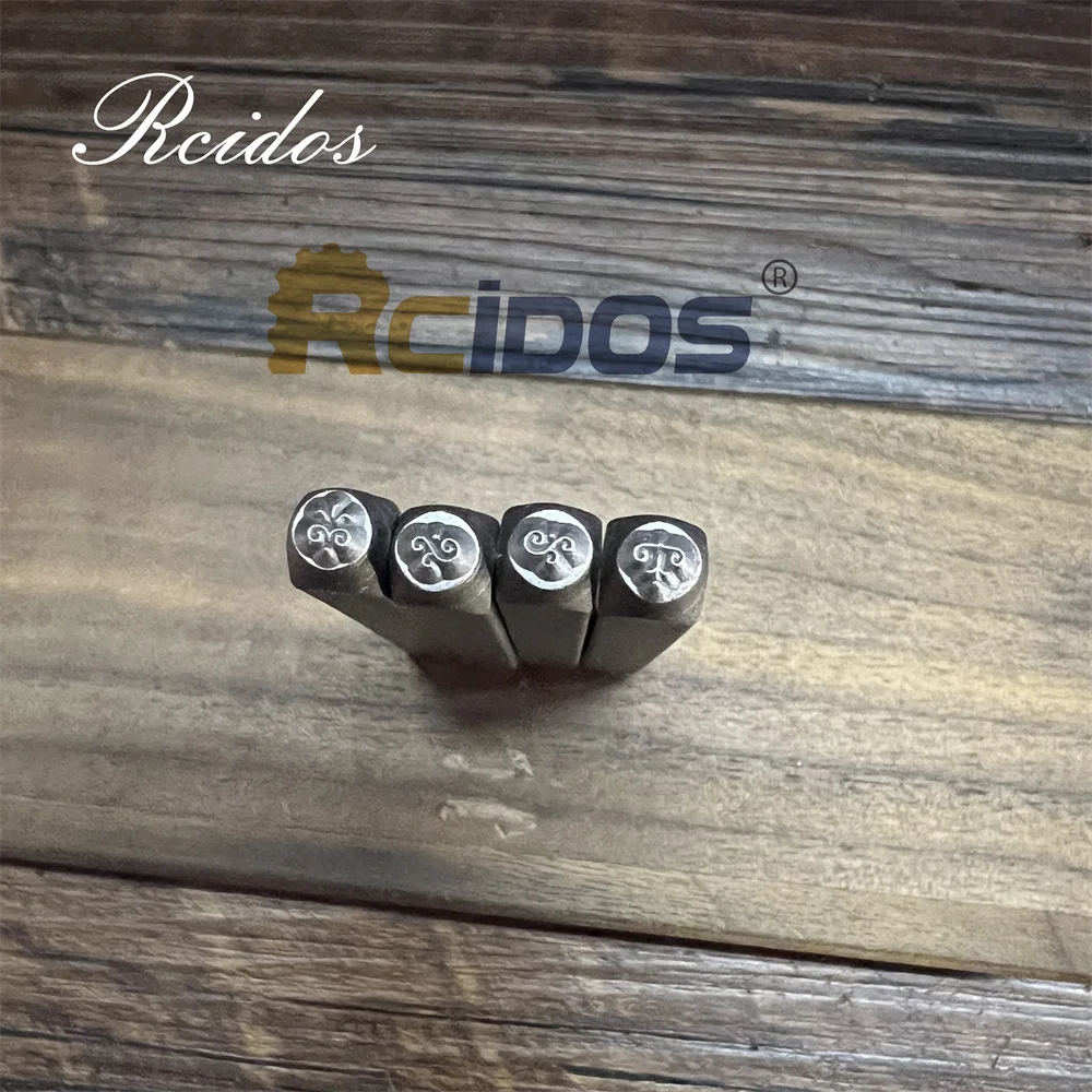 RCIDOS 3MM Flower Line Totems Pattern Design Metal Jewelry Stamps,DIY Bracelet/jewelry symbols steel stamp,1pcs price