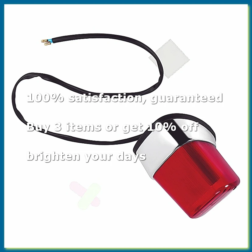 Motorcycle Tail Brake Light ABS Red Stop Lamp for Virago XV250 XV400 Rear Indicator