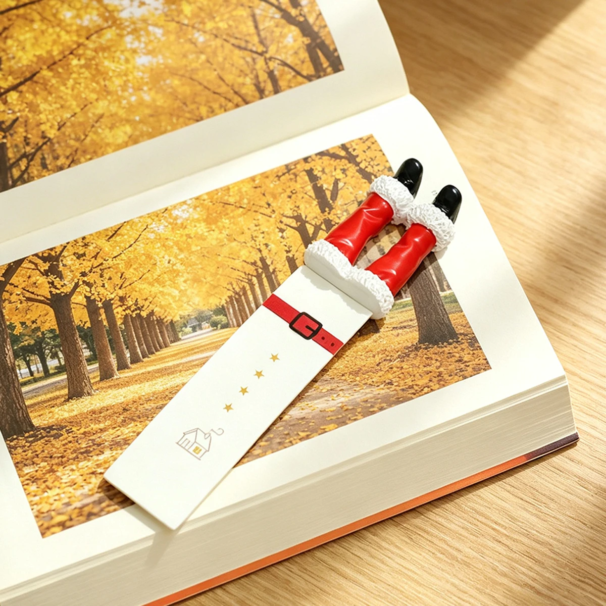 Christmas 3D Boot Bookmark, Re - Stationery Books ulasan dan harga