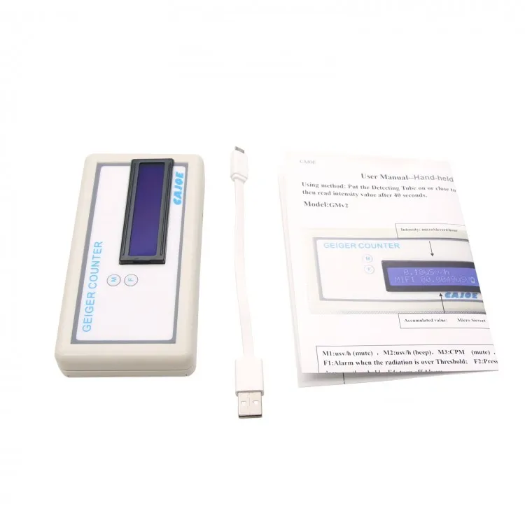 

Handheld Digital Display Geiger Counter Nuclear Radiation Detector Meter with Counters for Rays