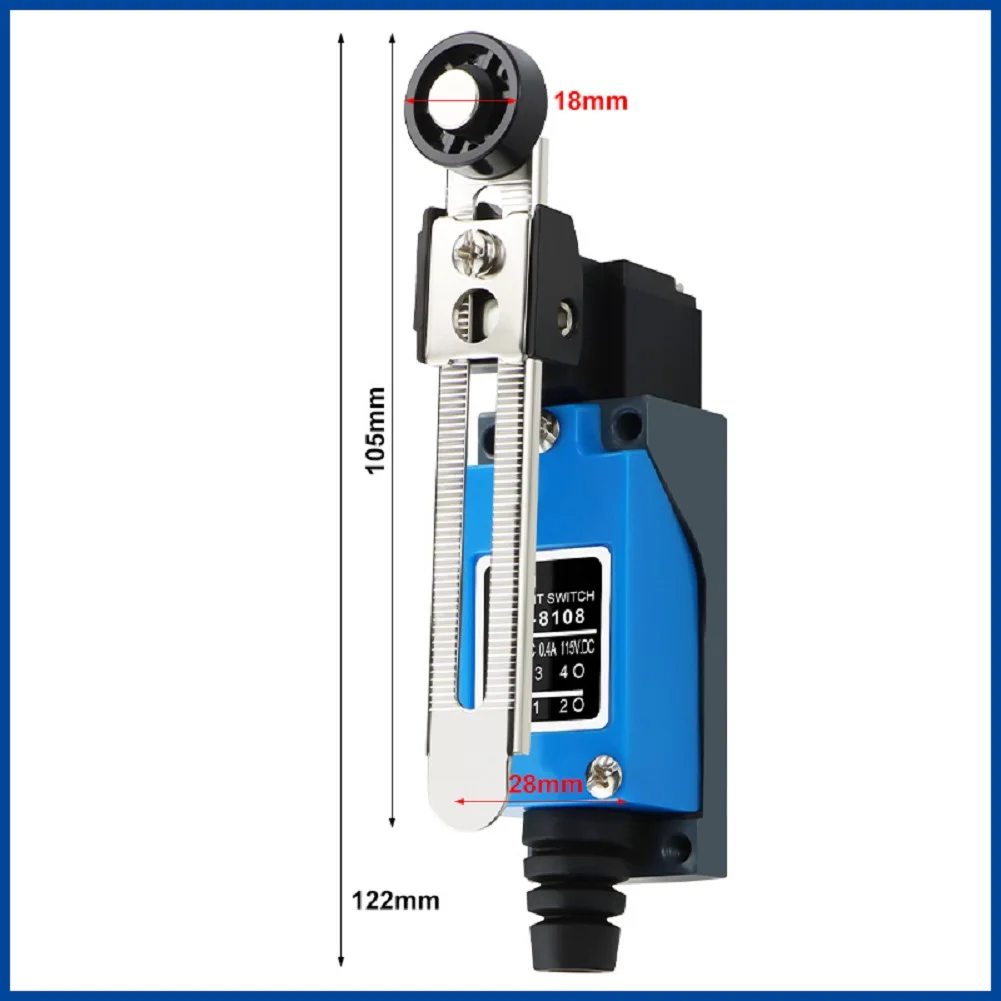 For Harsh Environments Black IP65 Travel Switch 250V 5A Travel Limit Switch Mechanical Switch 250V Limit Switch