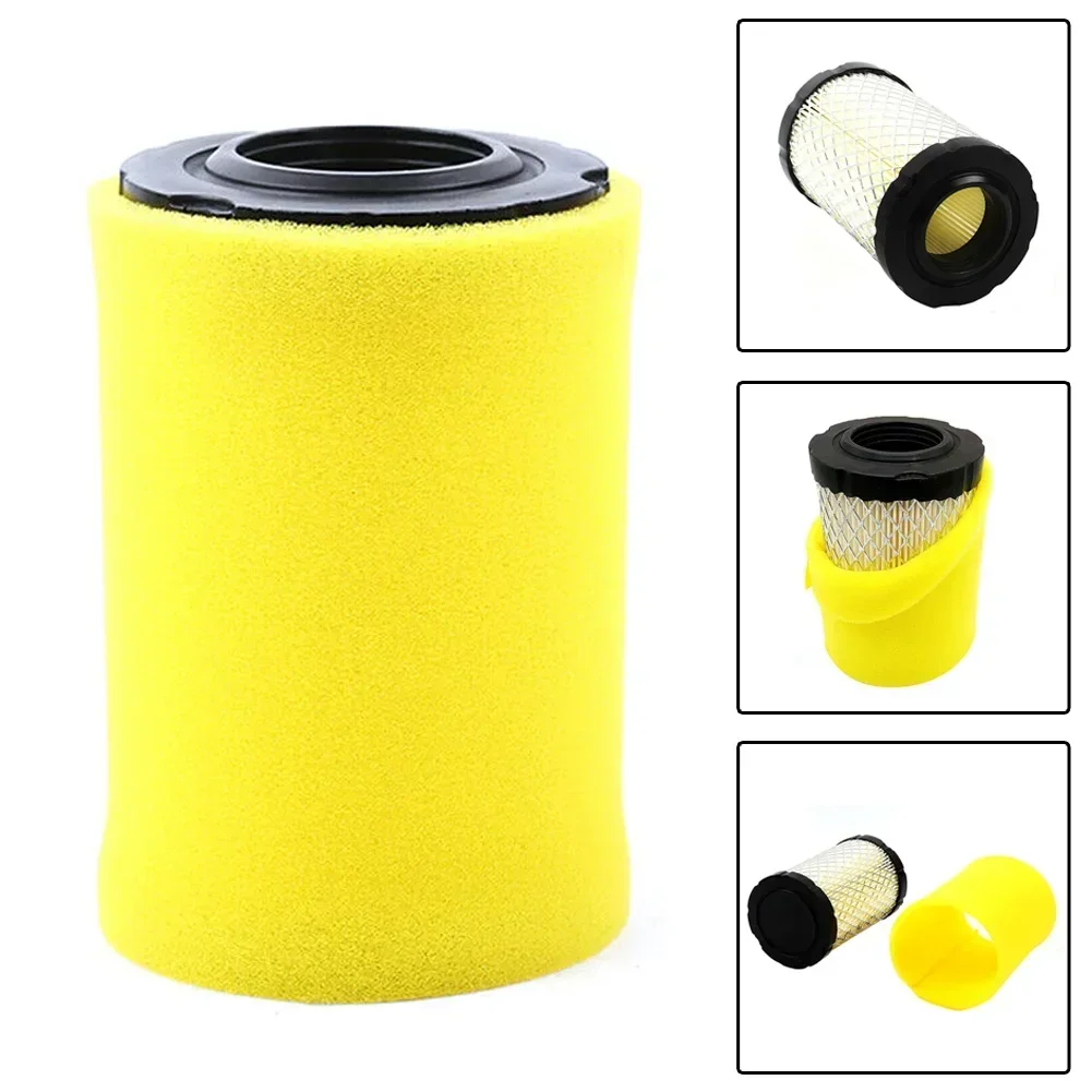 Filtro de aire para cortacésped, juego de repuesto práctico, 2 piezas, YTA2V46 590825, MIU13038, MIU13963, 591334, accesorios