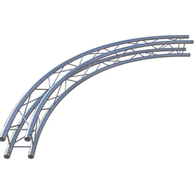 【specialized】Portable Durable Mobile Circle Aluminum Alloy Stage Truss Roof System Display Arch Spigot Truss Stage Lighting Roun