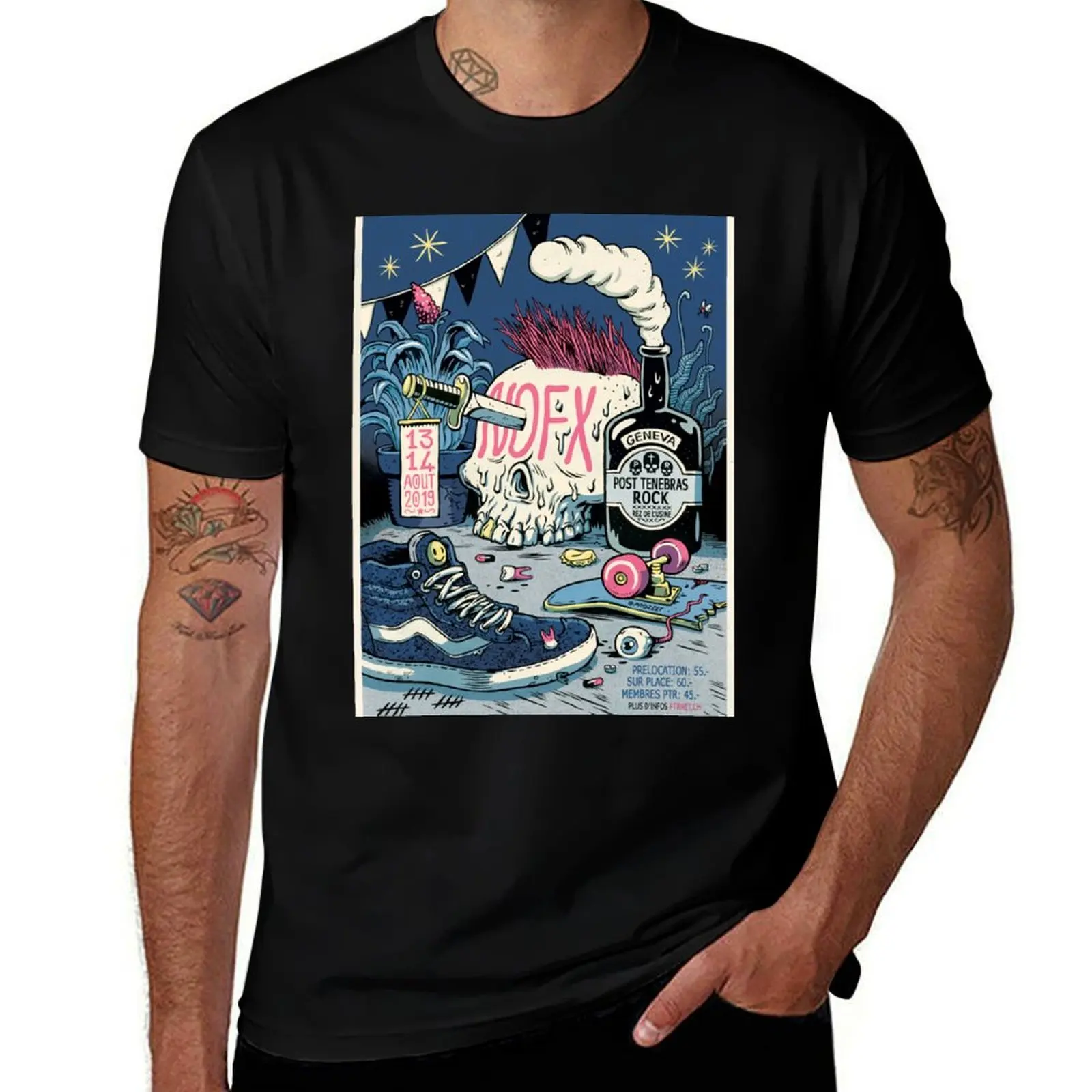 tour Punk Drublic world NOFX In T-Shirt Casual Loose Fit Short Sleeve T-Shirt