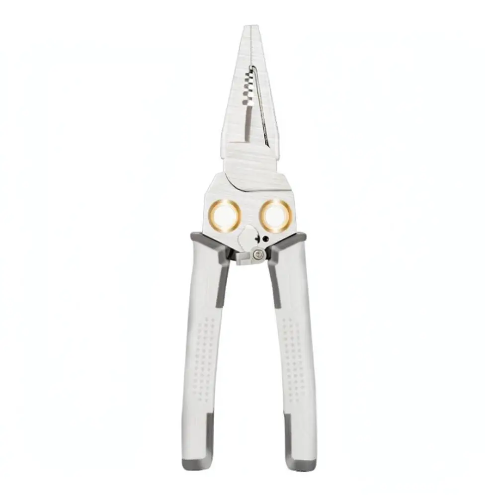 Multifunctional Wire Stripper 8 In 1 Electrician Pliers Stainless Steel Cutting Tool Needle Nose Hand Tools With Tester