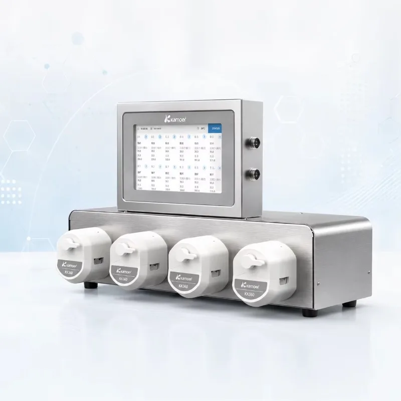 NP04-KK360 Multi-Channel Intelligent Peristaltic Pump With Touchscreen For Precision Dispensing Parallel Liquid Feeding