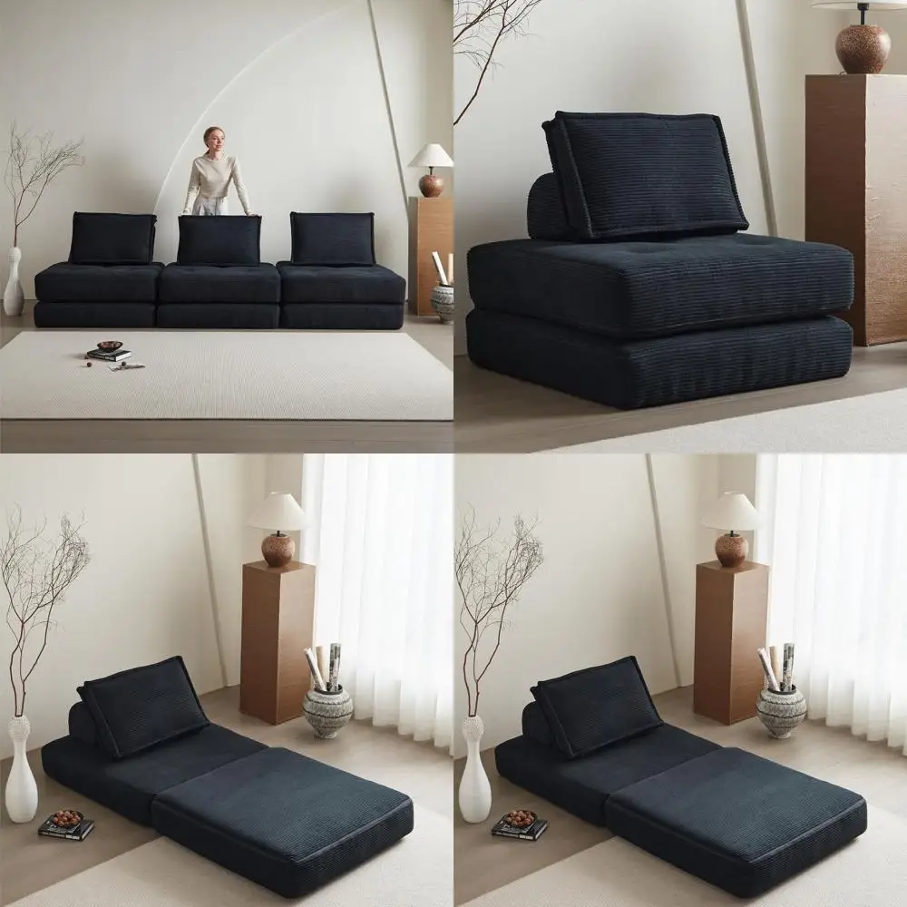 

Многофункциональный диван-кровать с эффектом памяти и поддержкой для спины - портативный диван-кровать для комфортного использования в гостиной, спальне или небольших помещениях