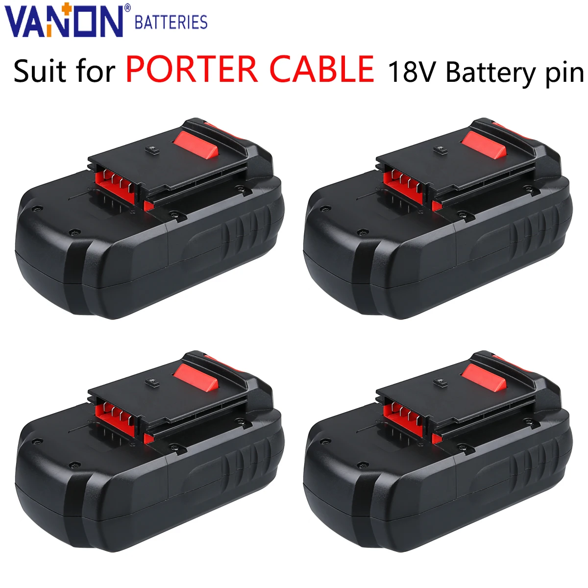 

VANON 1/2/4 упаковки PC18B 4,8 Ач 18 В NI-MH аккумулятор замена для PORTER CABLE PCC489N PC18BL PC18B-2 PCXMVC PC18BLEX инструмент аккумуляторный контакт