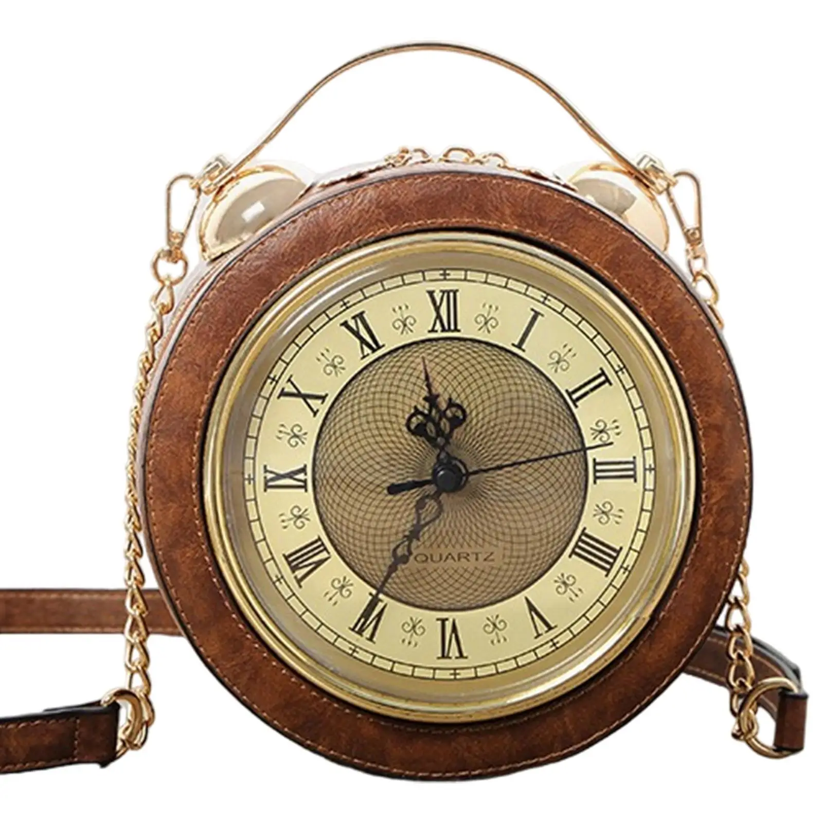 Shoulder Bag for Women Lady Clock Purse for Traveling Vacation Shopping image 5