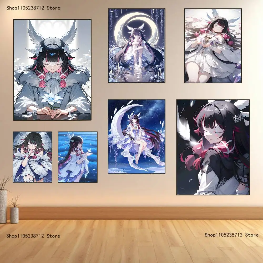 

Game Character C-Columbina Poster Prints Wall Art Picture Painting Gift Living Room Restaurant Bar Large Dec Sticker