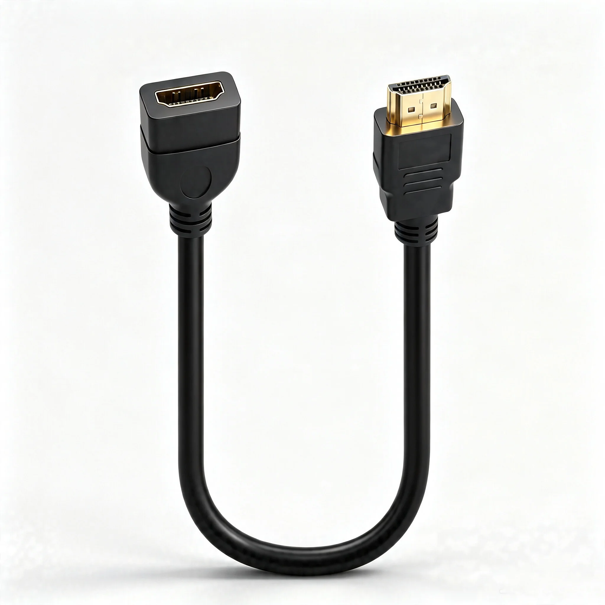 Кабель-удлинитель HDMI 1.4 (штекер-гнездо) 4K HD 1080P 3D для телевизора, монитора, проектора, ноутбука, игровых приставок